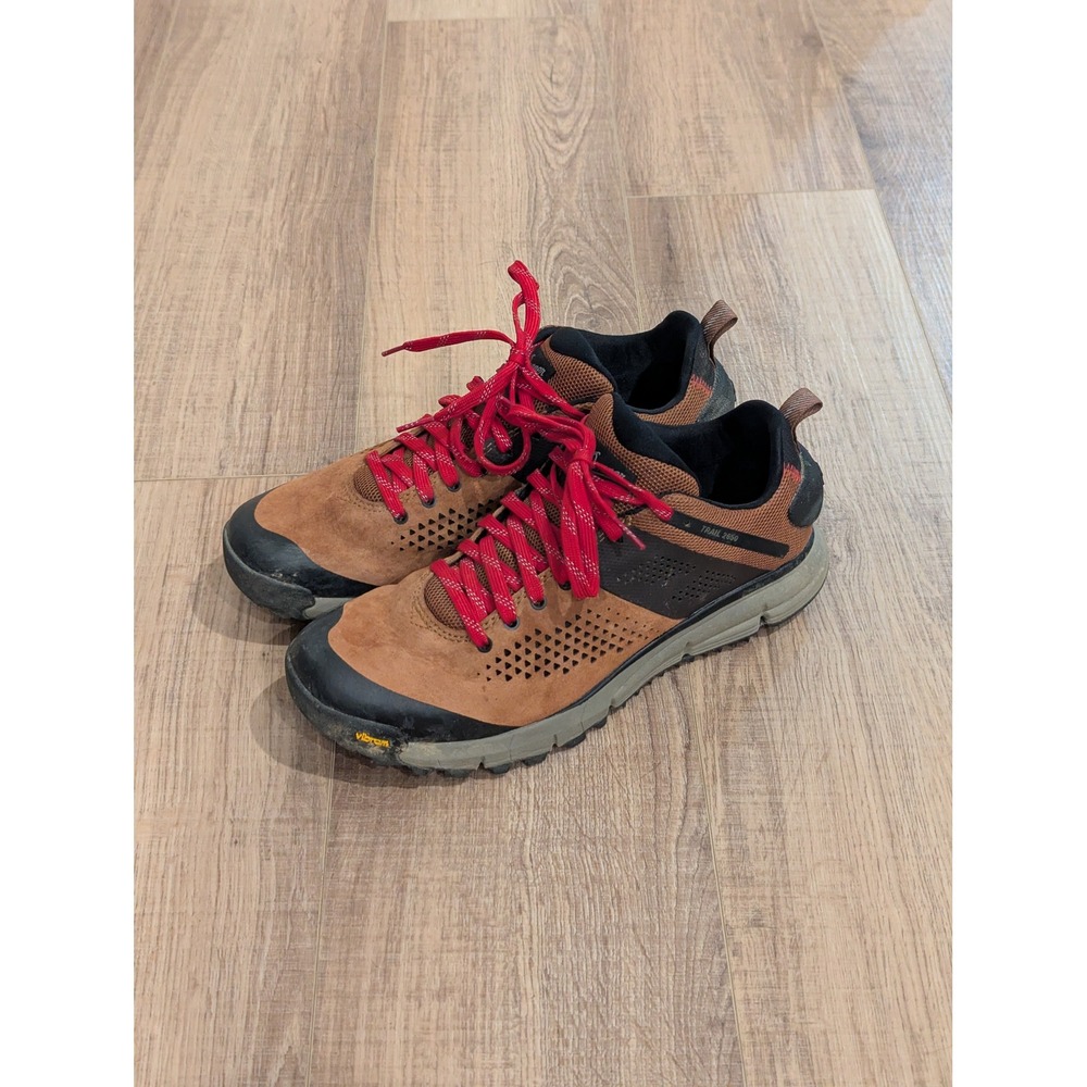 Danner Trail 2650 Hiking Shoes Brown Red Vibram Mens 9.5 D Low 61272
